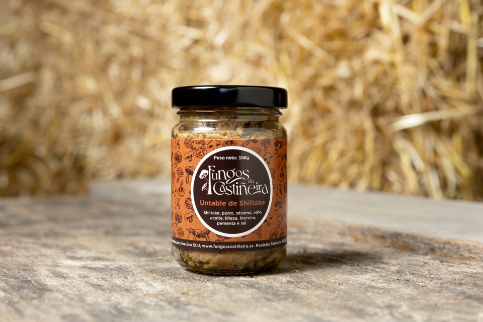 Fungos da Castiñeira - Untable de Setas Shiitake